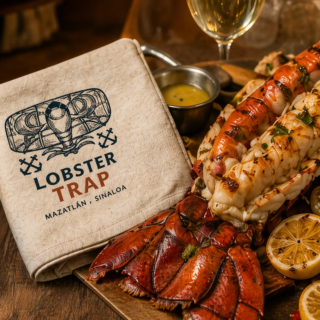 Colas de langosta a la parrilla